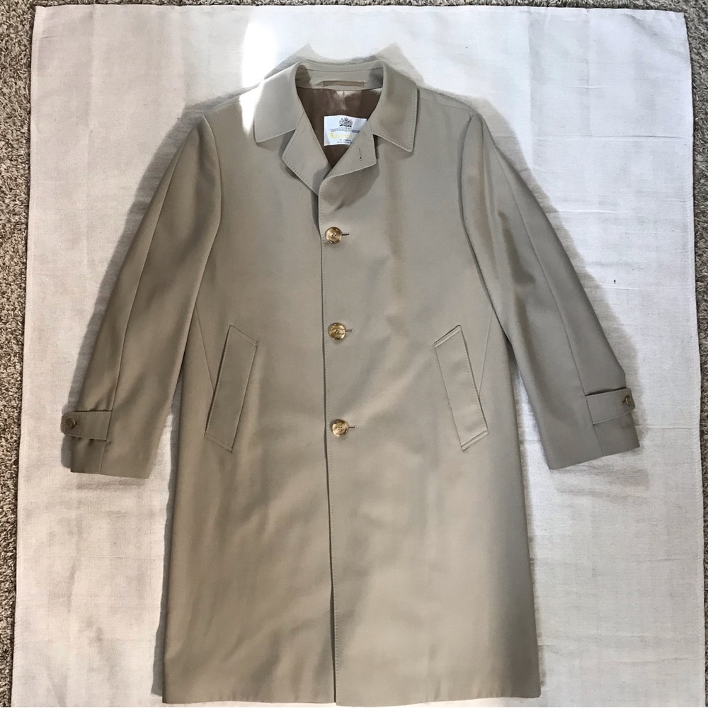 Aquascutum Hardwicke Wool Rainproof Trench Coat (40R)
